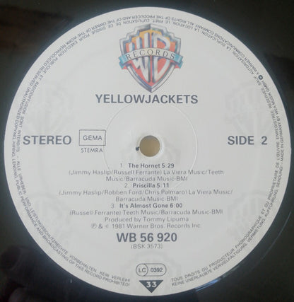 Yellowjackets : Yellowjackets  (LP)