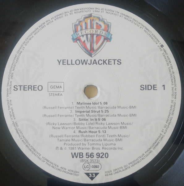 Yellowjackets : Yellowjackets  (LP)