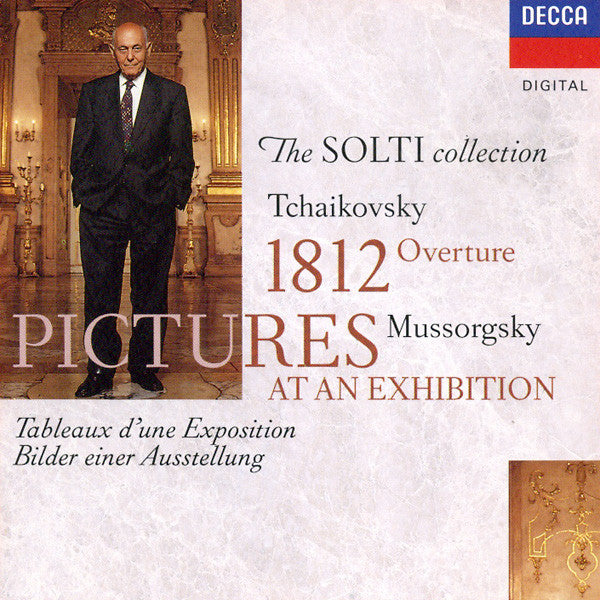 Pyotr Ilyich Tchaikovsky, Modest Mussorgsky - Georg Solti : 1812 Overture / Pictures At An Exhibition (CD, Comp)