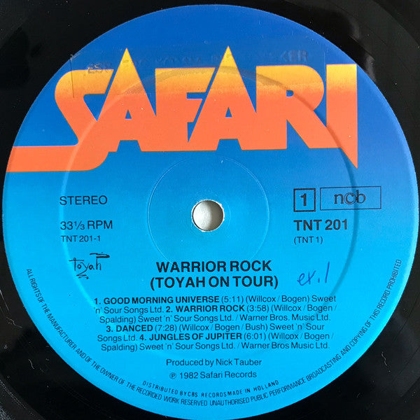 Toyah (3) : Warrior Rock (2xLP, Album)