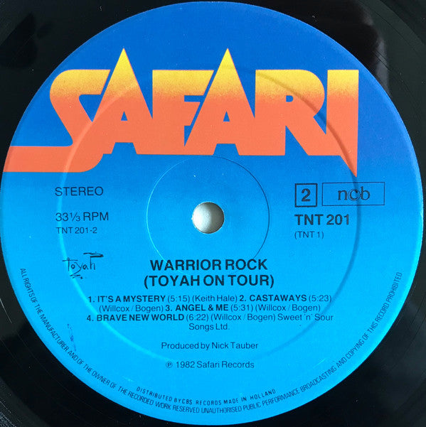 Toyah (3) : Warrior Rock (2xLP, Album)