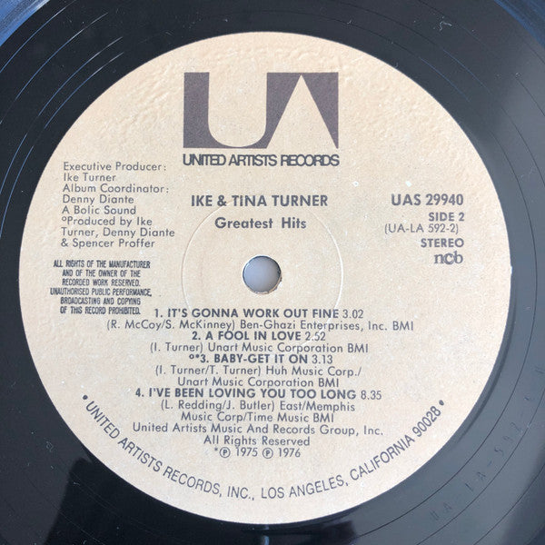 Ike & Tina Turner : Greatest Hits (LP, Comp)