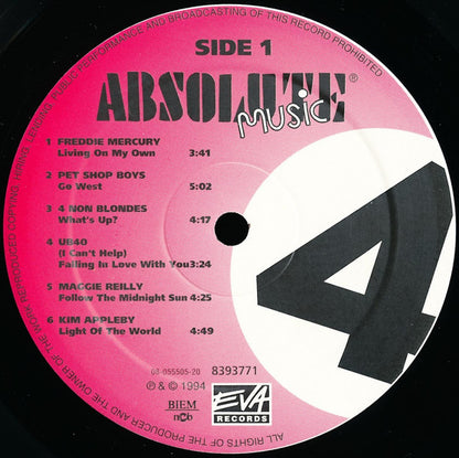 Various : Absolute Music 4 (2xLP, Comp)