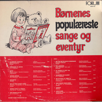 Various : Børnenes Populæreste Sange Og Eventyr (LP, Comp)