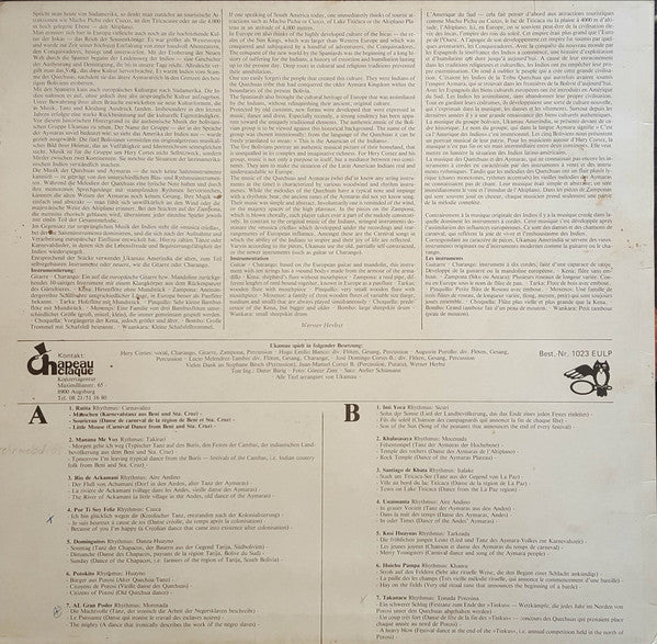 Ukamau : Folklore De Bolivia (LP)