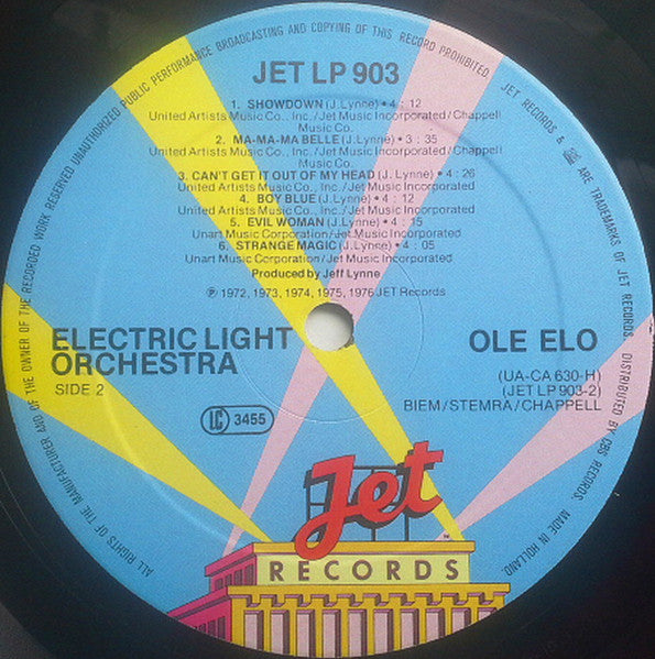 Electric Light Orchestra : Olé ELO (LP, Comp, RE)