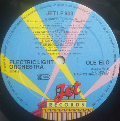 Electric Light Orchestra : Olé ELO (LP, Comp, RE)