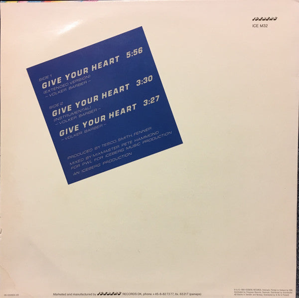 Kiwi & Tess : Give Your Heart (12")