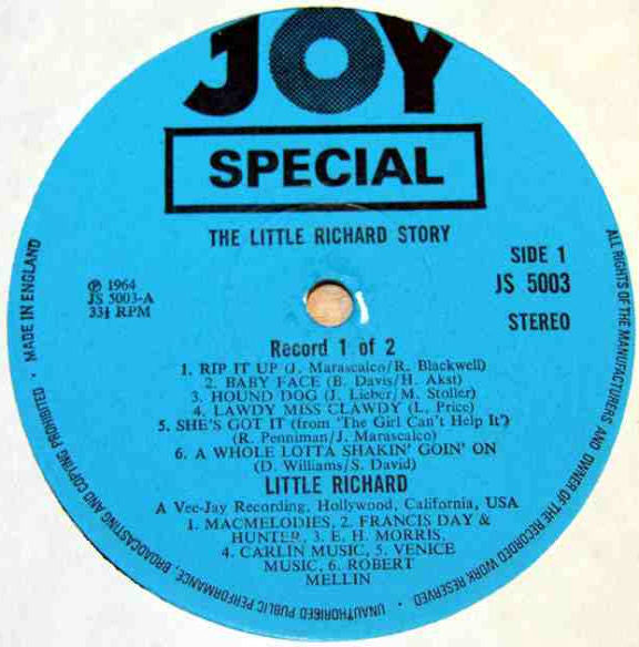 Little Richard : The Little Richard Story (2xLP, Album, Comp, Gat)