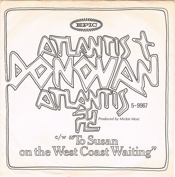 Donovan : Atlantis (7", Single)