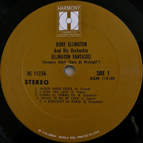 Duke Ellington And His Orchestra : Ellington Fantasies (LP, Album)