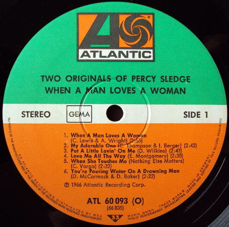 Percy Sledge : 2 Originals Of Percy Sledge (LP, Album + LP, Album + Comp)