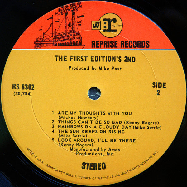 Kenny Rogers & The First Edition : The First Edition's 2nd (LP, Album, Pit)