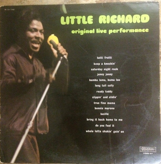 Little Richard : Original Live Performance (LP, Album, RE)