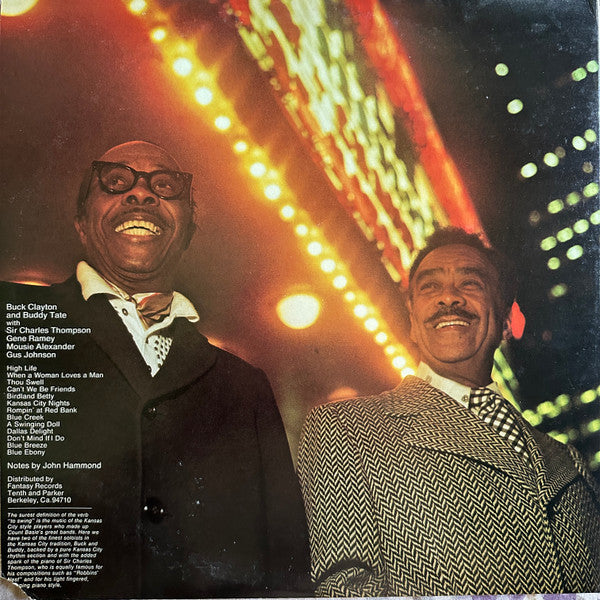 Buck Clayton & Buddy Tate : Kansas City Nights (2xLP, Comp)