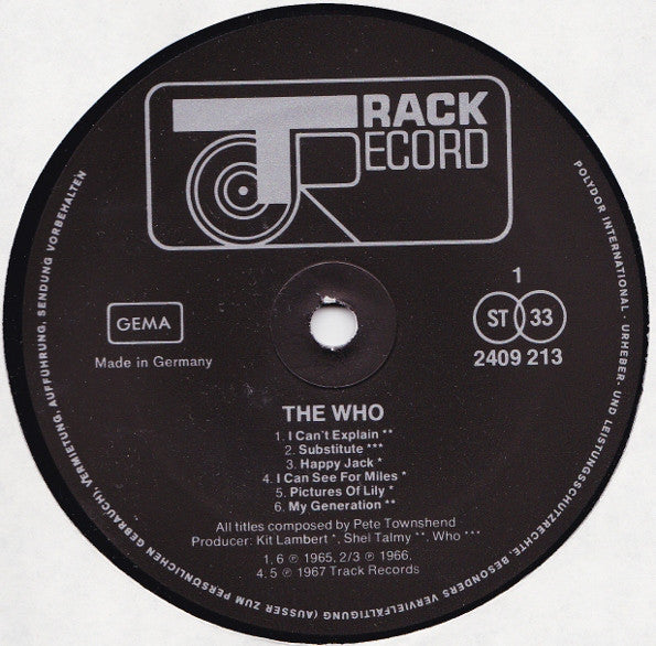 The Who : The Who (LP, Comp)