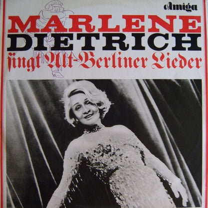 Marlene Dietrich : Marlene Dietrich Singt Alt-Berliner Lieder (LP, Album, Mono)