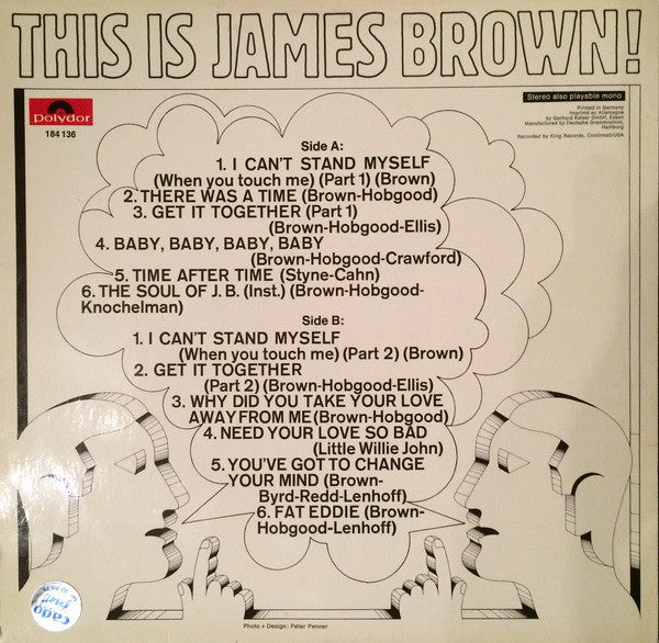 James Brown & The Famous Flames : This Is James Brown! (LP, Album)