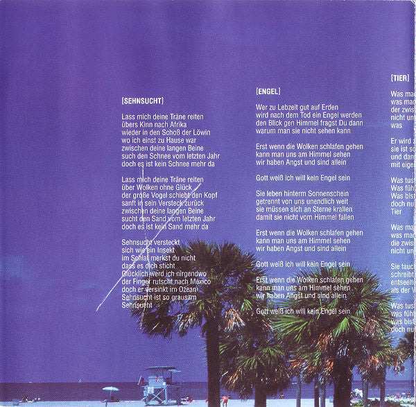 Rammstein : Sehnsucht (CD, Album, Oli)