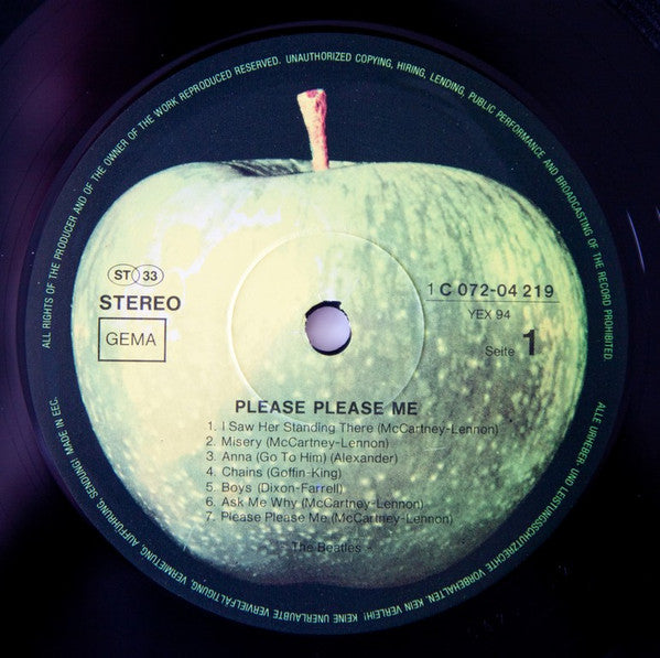 The Beatles : Please Please Me (LP, Album, RE)