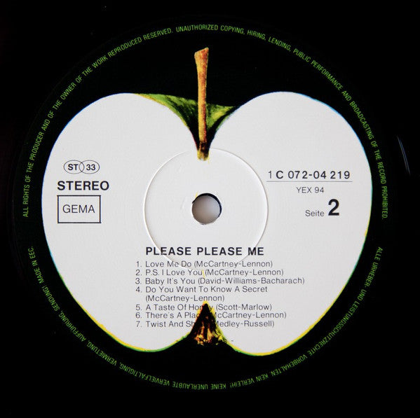The Beatles : Please Please Me (LP, Album, RE)