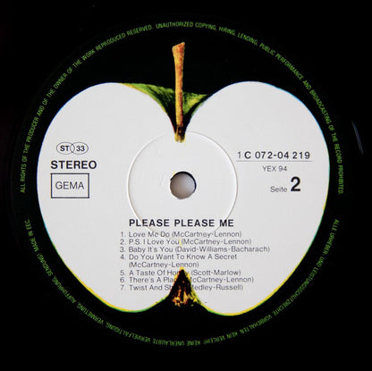 The Beatles : Please Please Me (LP, Album, RE)