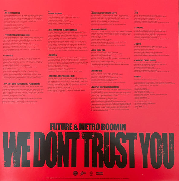 Future (4) & Metro Boomin : We Dont Trust You (2xLP, Album, Ltd, Red)