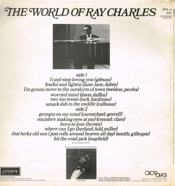 Ray Charles : The World Of Ray Charles (LP, Comp)