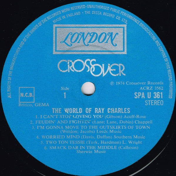 Ray Charles : The World Of Ray Charles (LP, Comp)