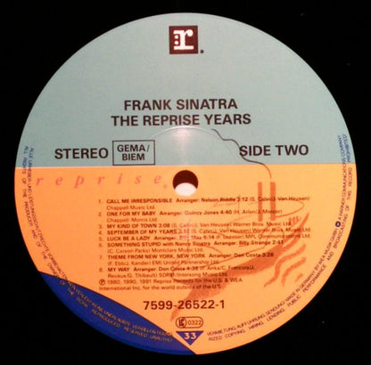 Frank Sinatra : The Reprise Years (LP, Comp)