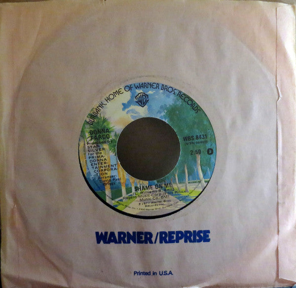 Donna Fargo : Shame On Me / Hey Mister Music Man (7", Single, Los)