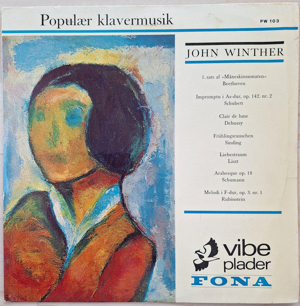 John Winther : Populær Klavermusik (10", Album, Mono)