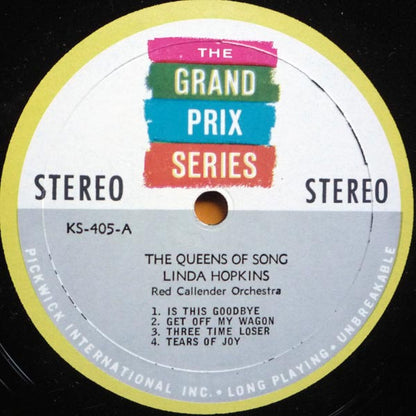 Linda Hopkins & Gloria Lynne, Red Callender & His Orchestra : The Queens Of Song (LP)