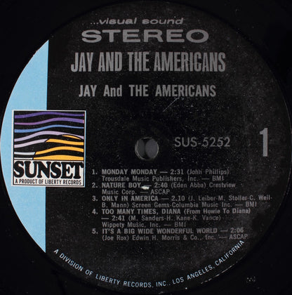 Jay & The Americans : Jay And The Americans (LP, Comp)