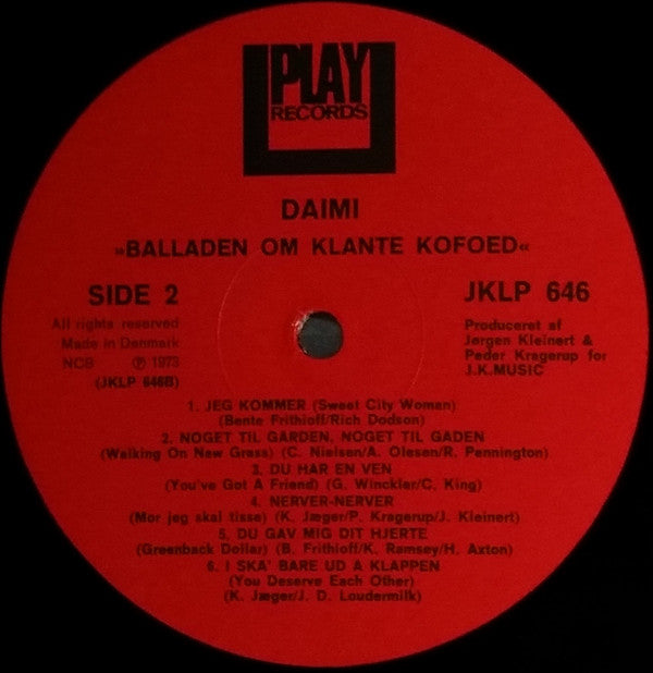 Daimi : Balladen Om Klante Kofoed (LP, Album)