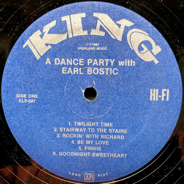 Earl Bostic : Alto Magic In Hi-Fi A Dance Party With Bostic (LP, Album, RP)