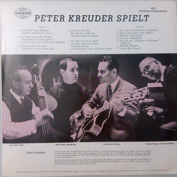 Peter Kreuder : Peter Kreuder Spielt (LP)