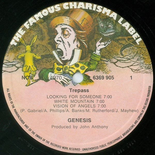 Genesis : Trespass (LP, Album, RE)