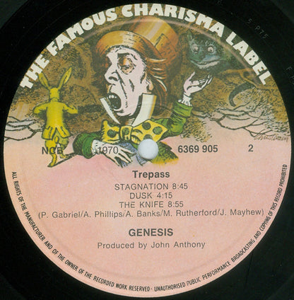 Genesis : Trespass (LP, Album, RE)