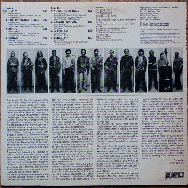 Ernie Wilkins Almost Big Band : Ernie Wilkins And The Almost Big Band (LP, Album)