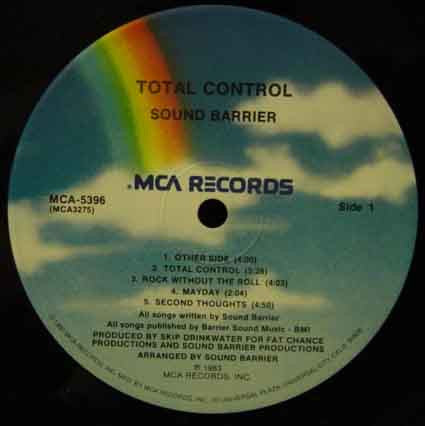 Sound Barrier : Total Control (LP, Album)