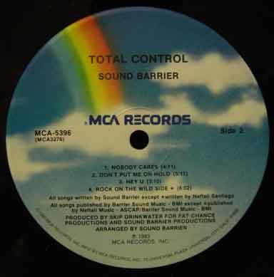 Sound Barrier : Total Control (LP, Album)