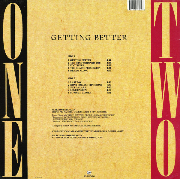 One Two (2) : Getting Better (LP, Album)