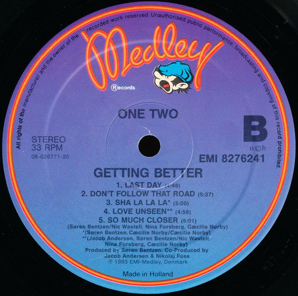 One Two (2) : Getting Better (LP, Album)