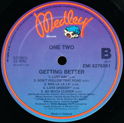 One Two (2) : Getting Better (LP, Album)