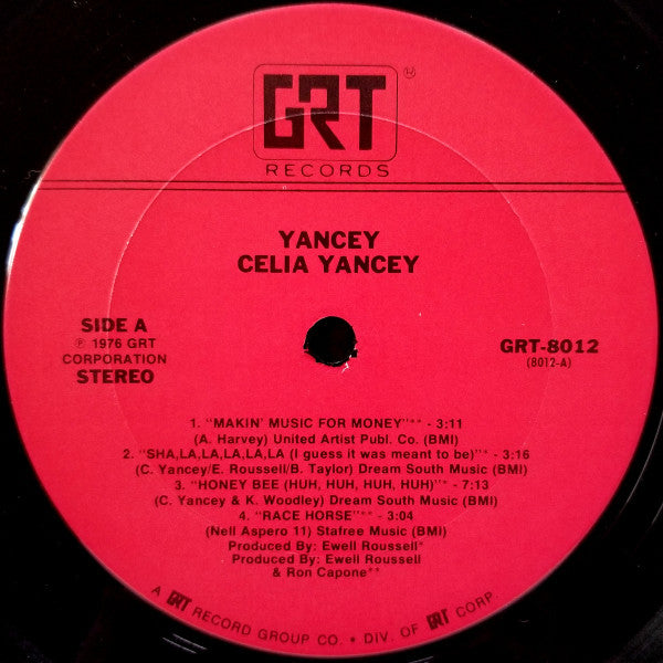 Celia Yancey : Yancey (LP, Album, Ter)