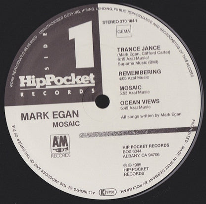 Mark Egan : Mosaic (LP, Album)