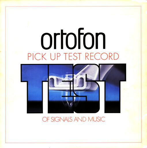 Various : Ortofon Pick Up Test Record - Test Of Signals And Music (LP, Comp)