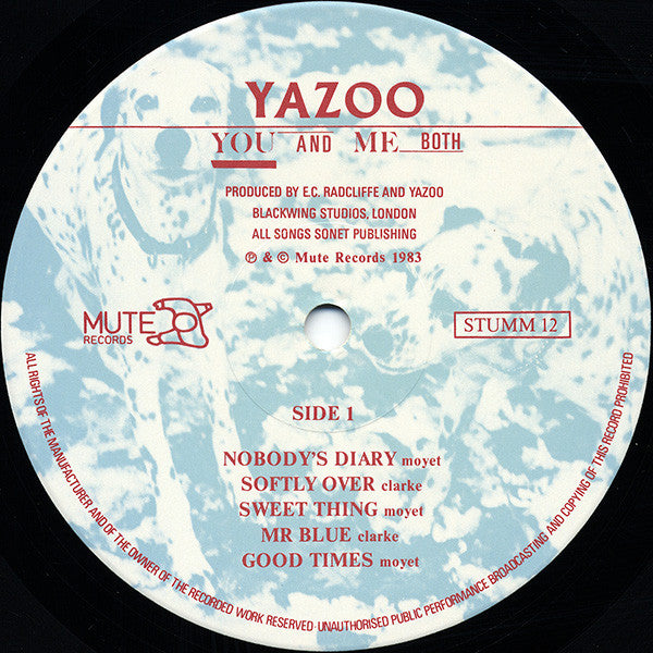 Yazoo : You And Me Both (LP, Album)