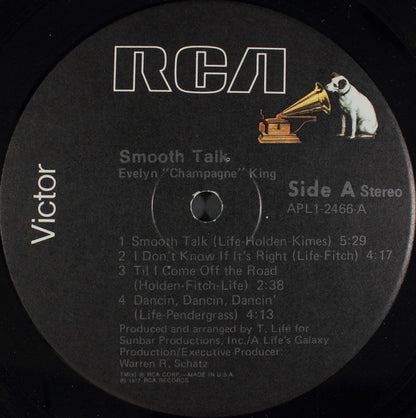 Evelyn King : Smooth Talk (LP, Album, Ind)